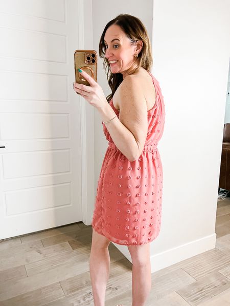 Looking for the perfect dress to celebrate Mom this Mother's Day? 💕👗 This gorgeous one-shoulder pink dress is not only stunning but also comfortable to wear all day long. Whether you're taking her out for brunch or spending a day out shopping, this dress will have you feeling your best. Shop now on Amazon and give yourself the gift of style. #MothersDay #pinkdress #AmazonFashion #oneShoulder #celebrateMom

#LTKunder50 #LTKFind #LTKSeasonal