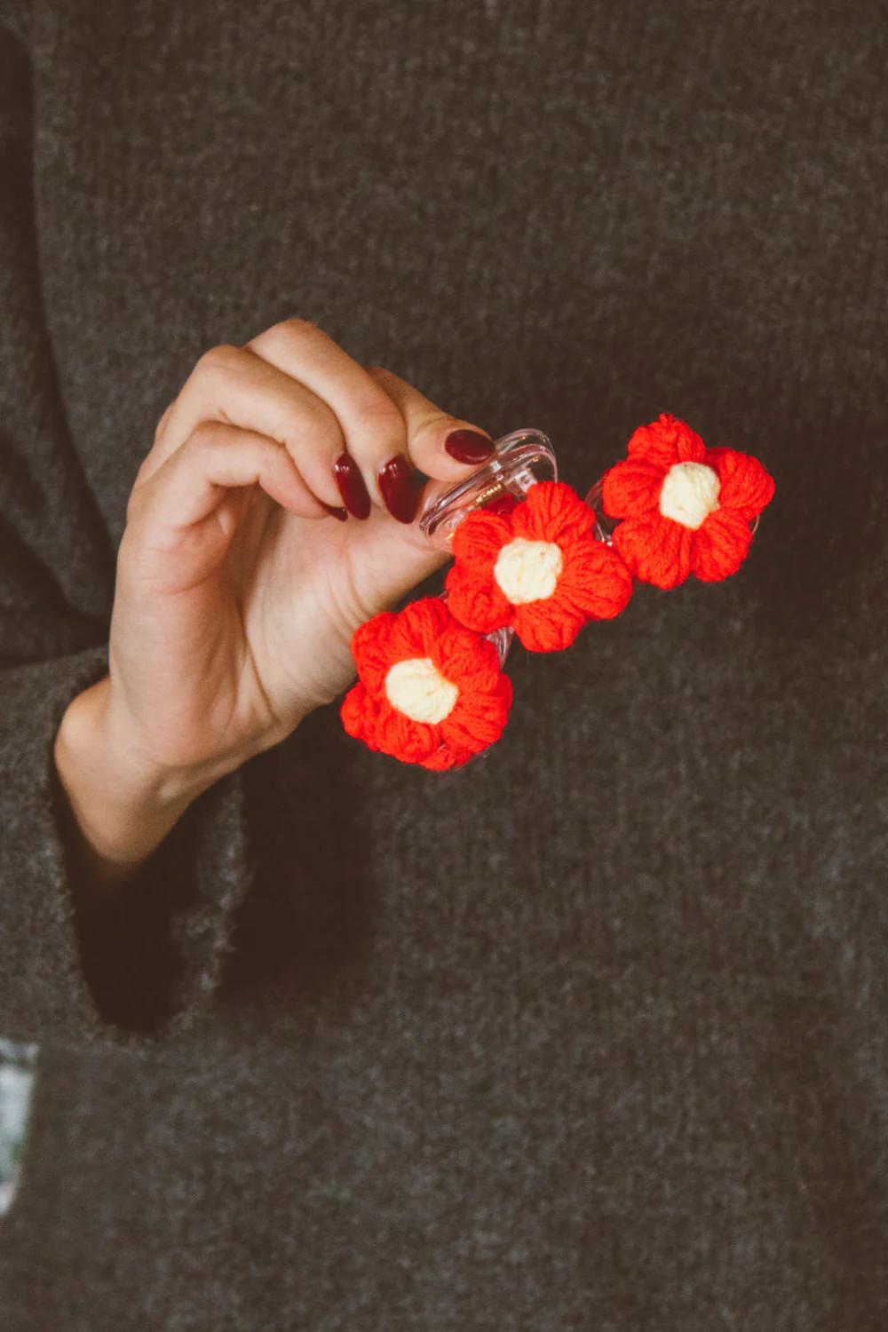 Knitted Petals Claw Clip | Shop Andi