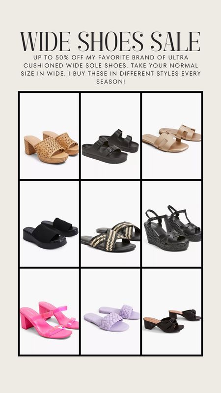 Wide sole shoes. Plus size finds 

These are my favorite wide sole shoes all year round. Lane Bryant makes the best wide shoes that are ultra cushioned and super comfortable. They’re up to 50% off today. Lots of cute sandals , heels and casual shoes for spring and summer  

#LTKPlusSize #LTKShoeCrush #LTKSaleAlert