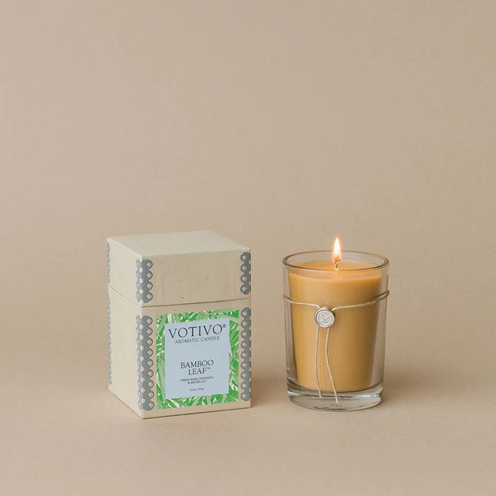 6.8oz Aromatic Candle-Bamboo Leaf | Votivo