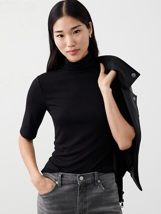 Timeless Turtleneck Top | Banana Republic Factory