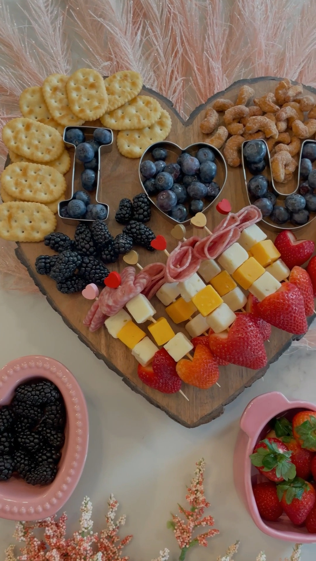 DIY Valentine’s Day charcuterie board! ❤️ #valentinesday #valentines #vday 

#LTKValentine #LTKSeasonal #LTKHome