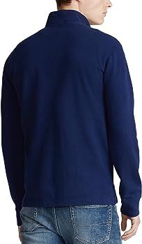 Polo Ralph Lauren Men's 1/4 Zip French Rib Long Sleeve Pullover | Amazon (US)