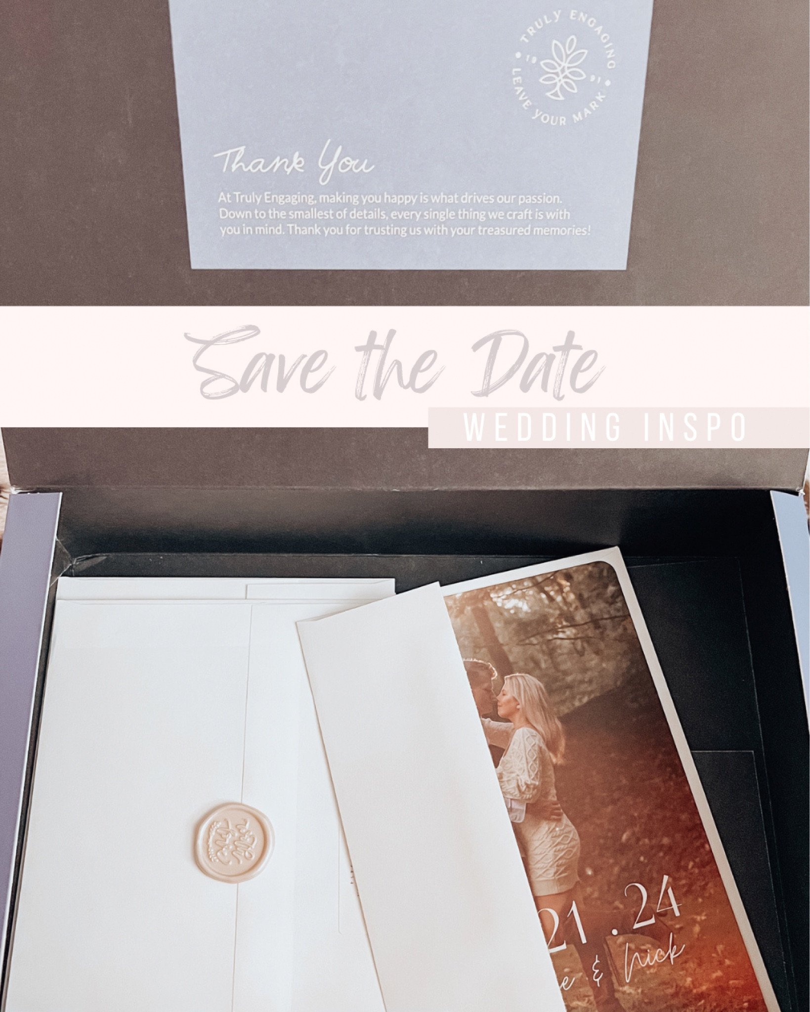 Save the date - wax seals without the hassle.

wedding • bride to be • diy invitation • bridal inspo

#LTKwedding