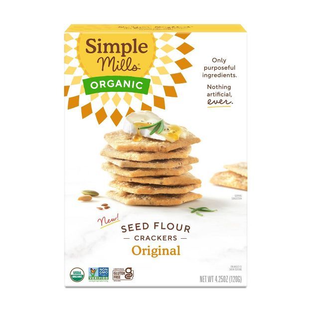 Simple Mills Original Organic Seed Crackers - 4.25oz | Target