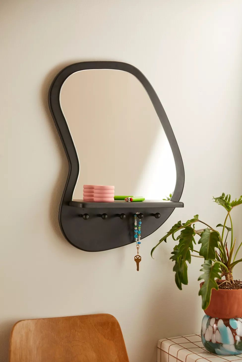 Laurel Wall Mirror Shelf | Urban Outfitters (US and RoW)