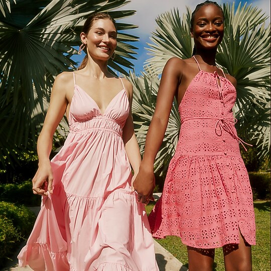 Oahu V-neck tiered dress | J. Crew US