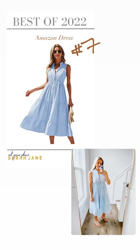 Easy and comfortable Amazon dress tiered style, sleeveless. Perfect for travel and vacation. 



#LTKstyletip #LTKunder50 #LTKtravel