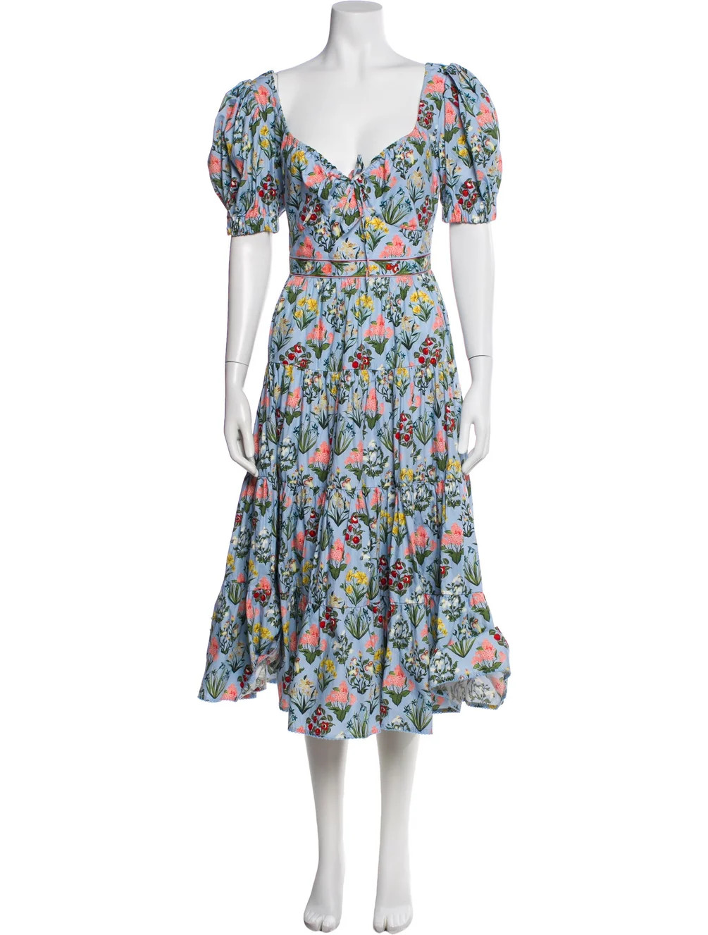 Floral Print Midi Length Dress | The RealReal