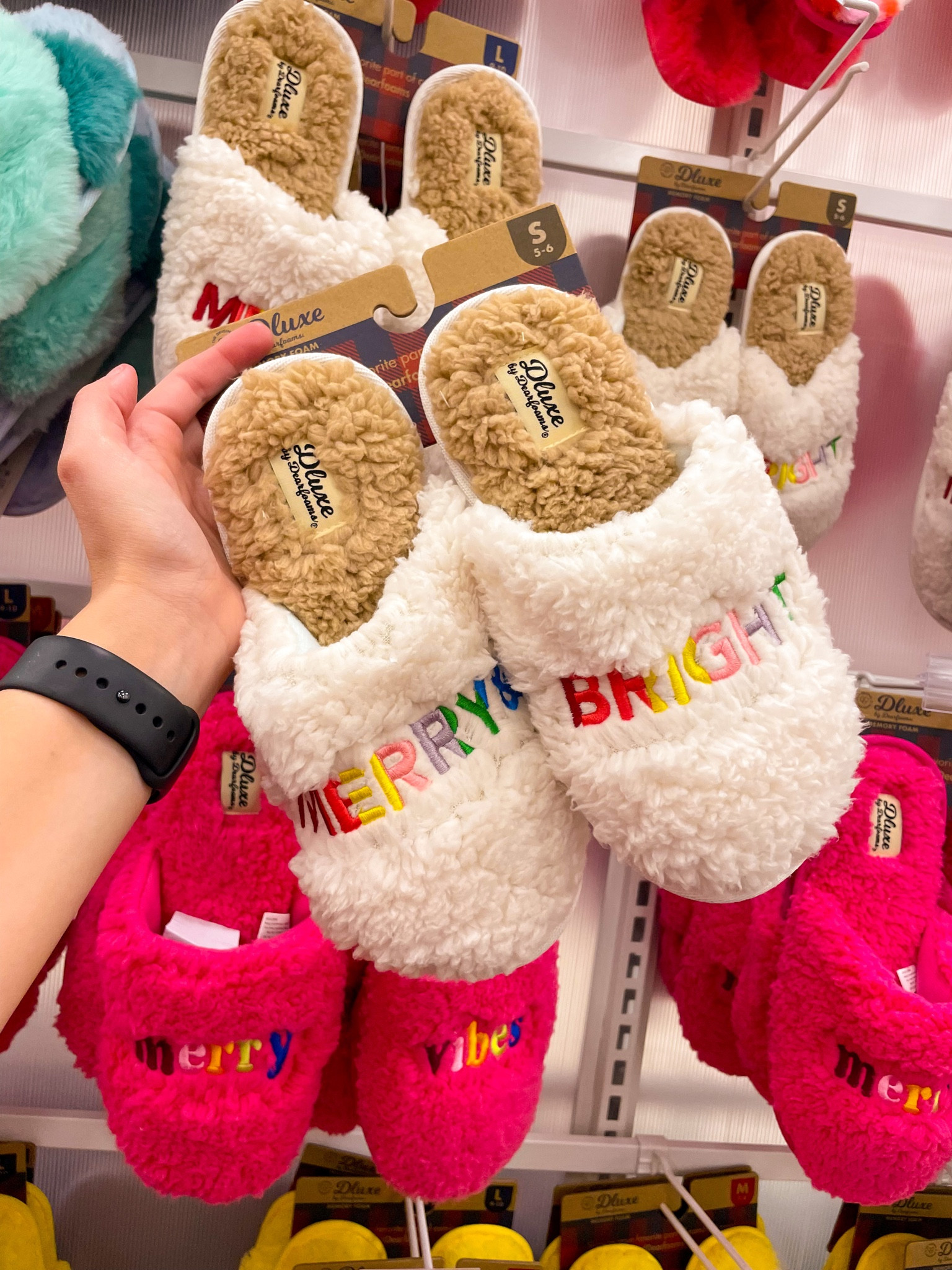 Merry & Bright // House Shoes // Christmas Time // Target // Target Finds

#LTKSeasonal #LTKshoecrush #LTKHoliday