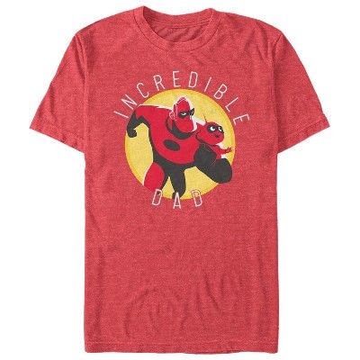 Men's The Incredibles 2 Incredible Dad Circle T-Shirt | Target