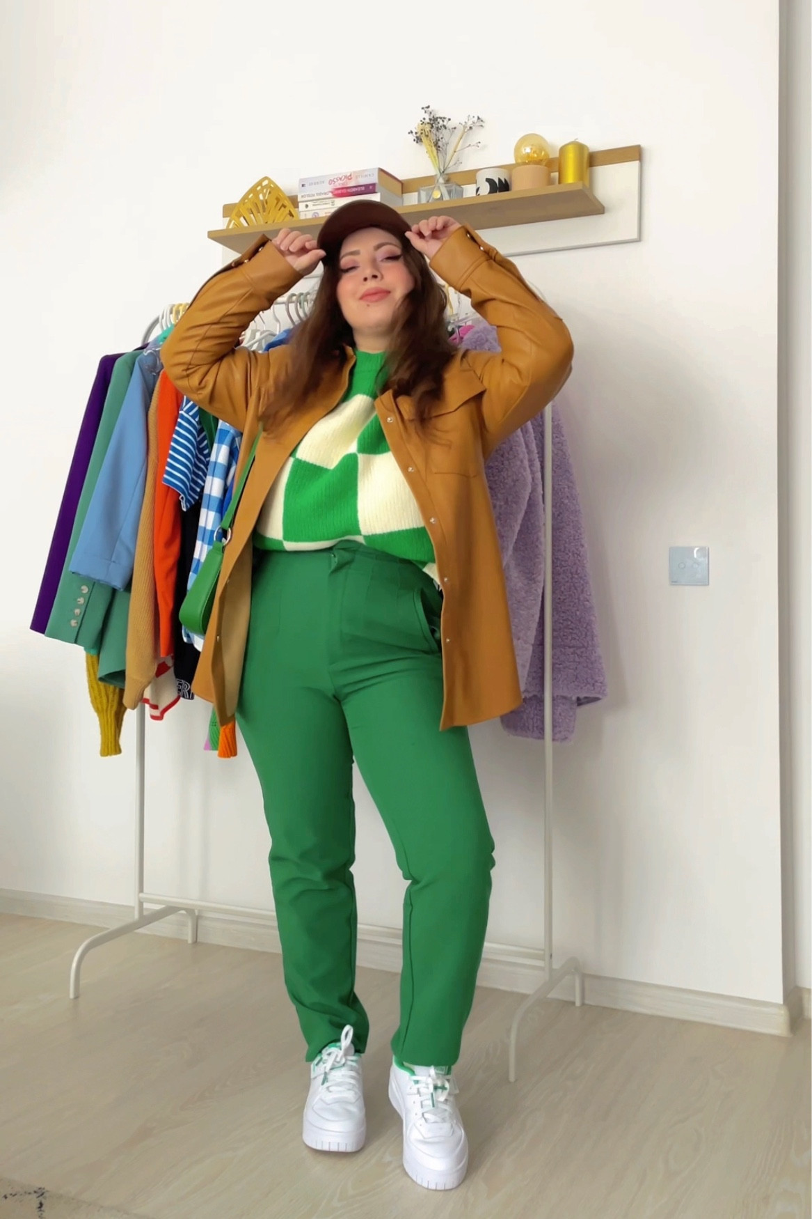 Green and Brown Casual Outfit💚🤎✨