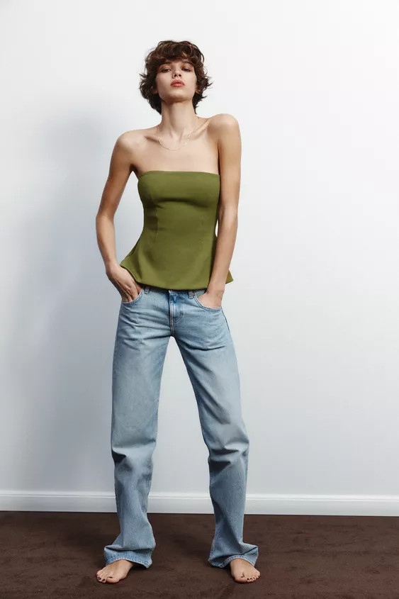 INTERLOCK BANDEAU TOP | Zara US