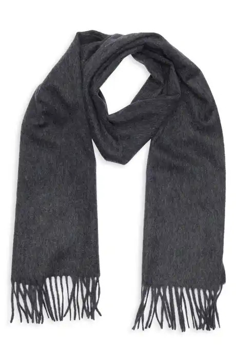Sofia Cashmere Faux Fur Pompom Plaited Rib Cashmere Knit Beanie | Nordstromrack | Nordstrom Rack