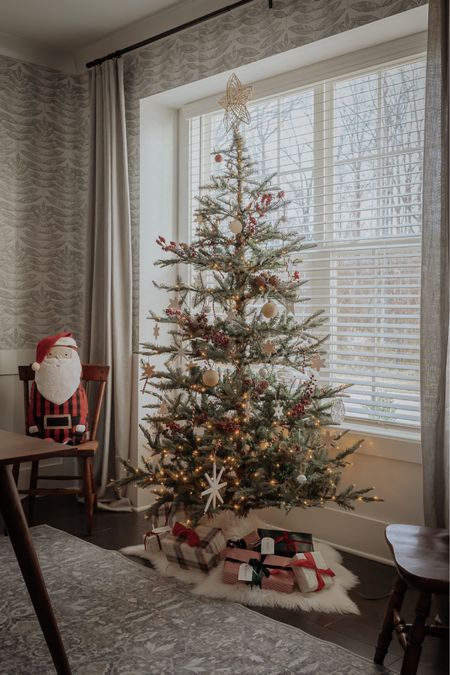 Christmas tree, king of Christmas, dining room, holiday decor 

#LTKhome #LTKCyberweek #LTKHoliday