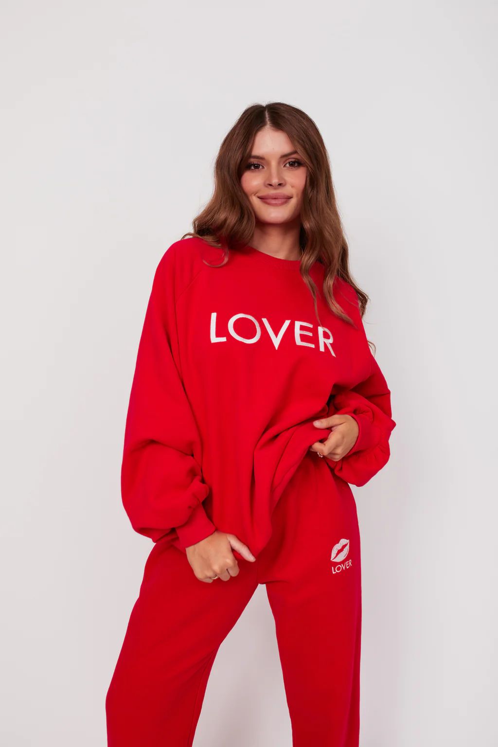 LOVER RED GRAPHIC SWEATSHIRT | Kittenish