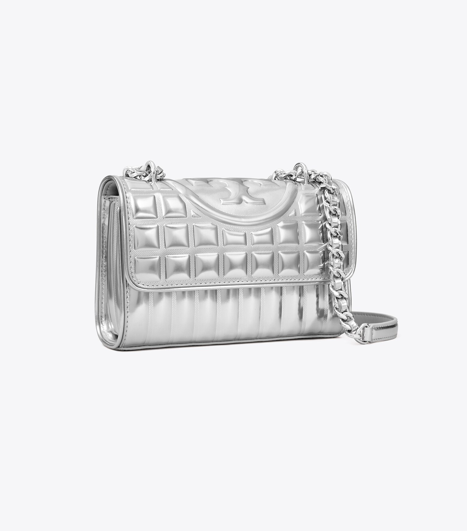 Small Fleming Metallic Quilt Convertible Shoulder Bag: Women's Designer Shoulder Bags | Tory Burc... | Tory Burch (US)