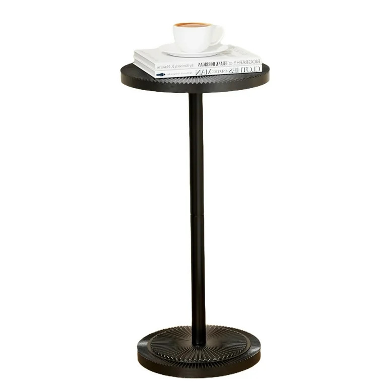 Carved Drink Table, Round Small Side Table for Small Spaces, Modern Accent Tables, End Tables wit... | Walmart (US)