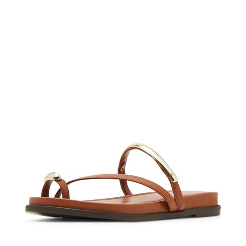 Madden Girl Women's Caribbean Slide Sandal, Tan Paris, 5.5 | Amazon (US)