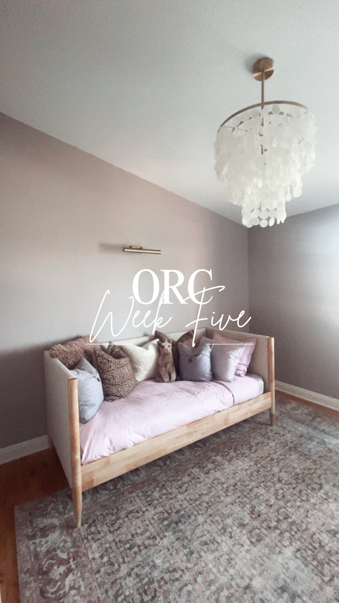 
This week for the spring One Room Challenge I got my daughter’s daybed set up with all new cozy bedding! 💜 

So grateful this bed from @Wayfair was easy to put together! 

Still to come: bookshelves, curtains & accessories! 👏🏻

@apartmenttherapy @cammiehome #oneroomchallenge #lavenderroom #girlsbedroom #daybed #shellpendant

#LTKHome #LTKmomlife #LTKOver40
