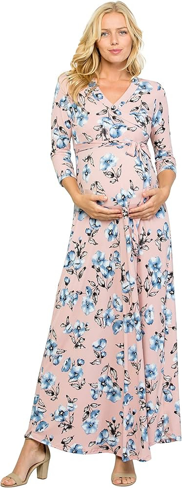 My Bump Maternity Maxi Wrap Dress(Made in USA) | Amazon (US)