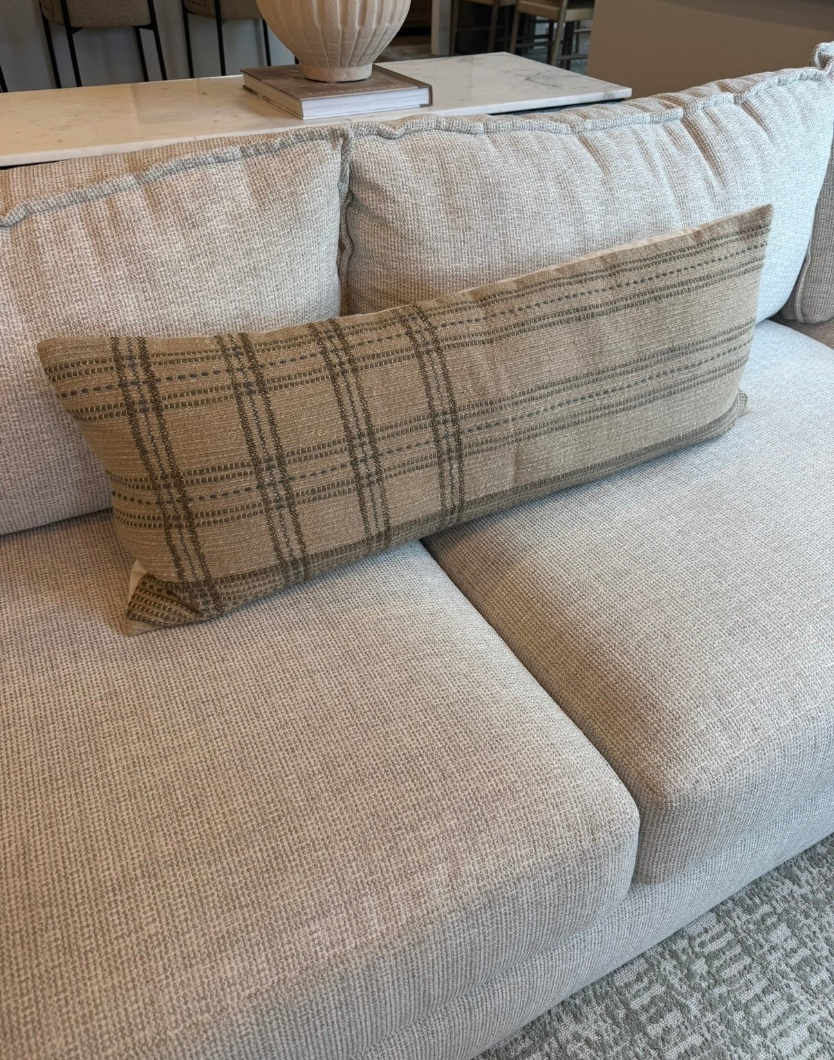 My favorite neutral Loloi lumbar pillow for the couch!
This one is a staple in my home.
Here are the best Loloi brand finds pillows, art and rugs with a deal now! ✨ 

#LTKStyleTip #LTKSaleAlert #LTKHome