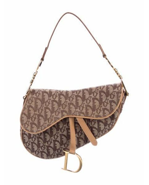 Christian Dior Diorissimo Saddle Bag Brown | The RealReal
