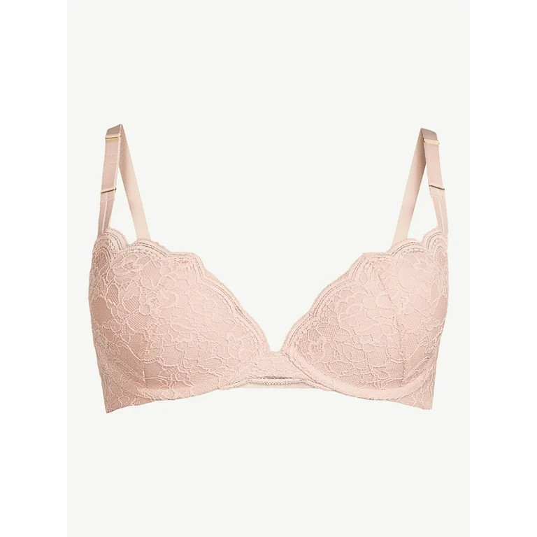 Joyspun Women's Lace Push Up Bra, Sizes to 40D | Walmart (US)