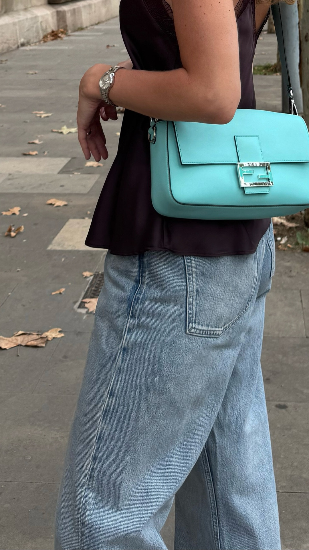 what do you wear when it’s October and 80 degrees 🤠 turquoise blue and brown - one of the most beautiful color combinations 😍

#LTKautumn #LTKstyletip #LTKbag