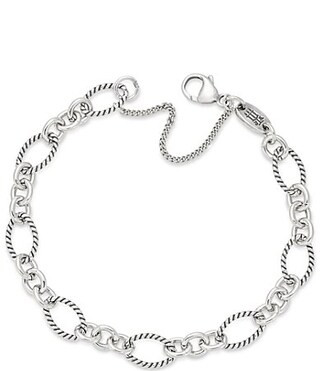 James Avery Oval Twist Charm Bracelet - Medium | Dillards