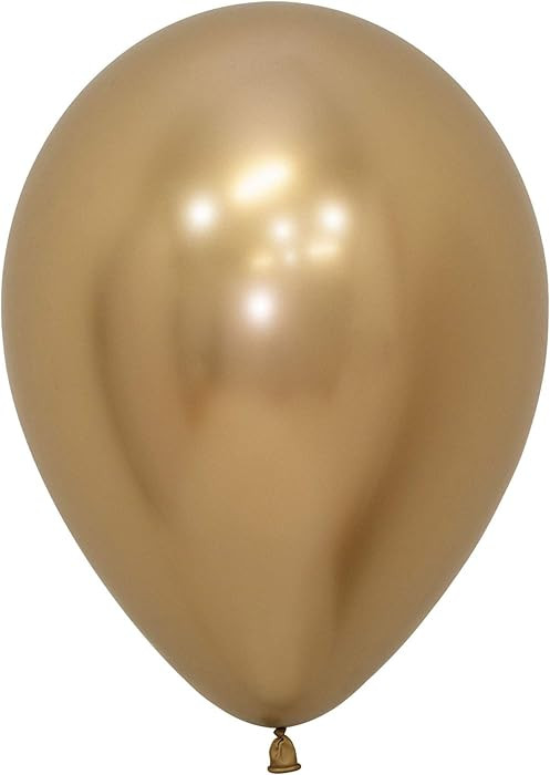 Sempertex Reflex Gold Latex Balloons 11” | Amazon (US)