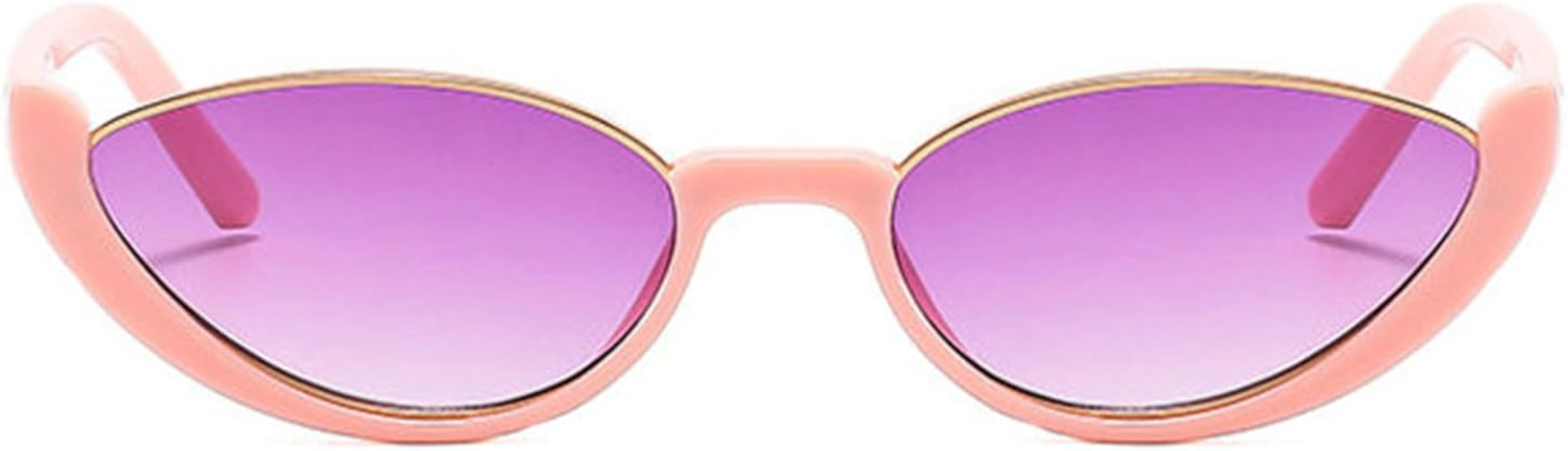 willochra Small Frames Cat Eye Sunglasses Women Rivet Vintage Shades Sun Glasses Female Fashion E... | Amazon (US)