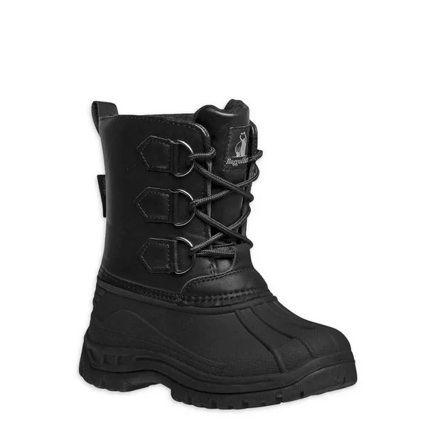 Rugged Bear Lace Up Snow Boot (Little Boys & Big Boys) - Walmart.com | Walmart (US)