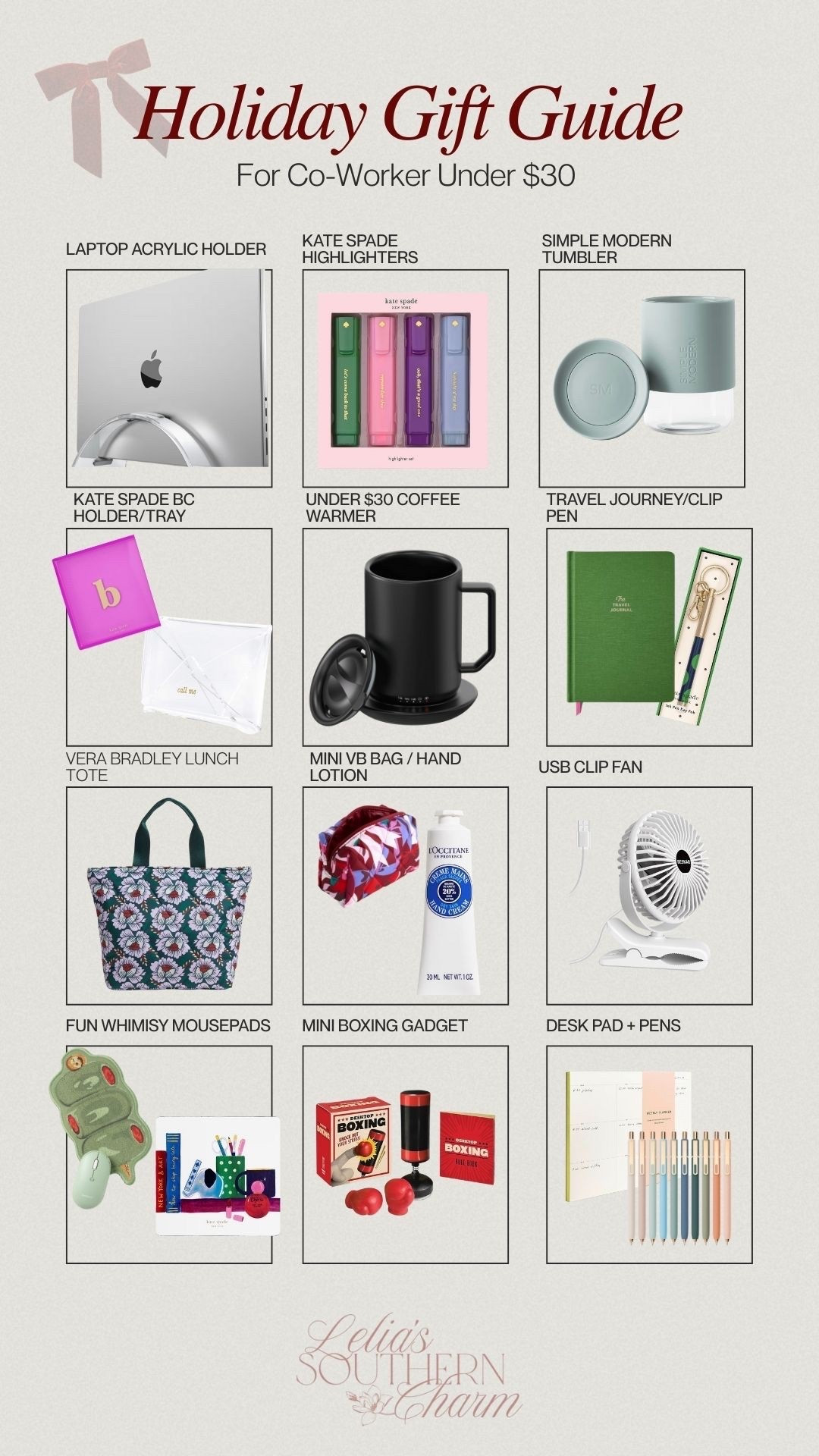 Gift guide for co-worker / gift guide for colleagues / under $30 gift guide / what to gift 🎁 

#LTKFindsUnder50 #LTKGiftGuide #LTKHome