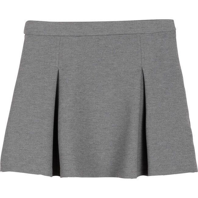 Maison Me | Stacy Box Pleated Skirt, (Grey, Size 2Y) | Maisonette | Maisonette