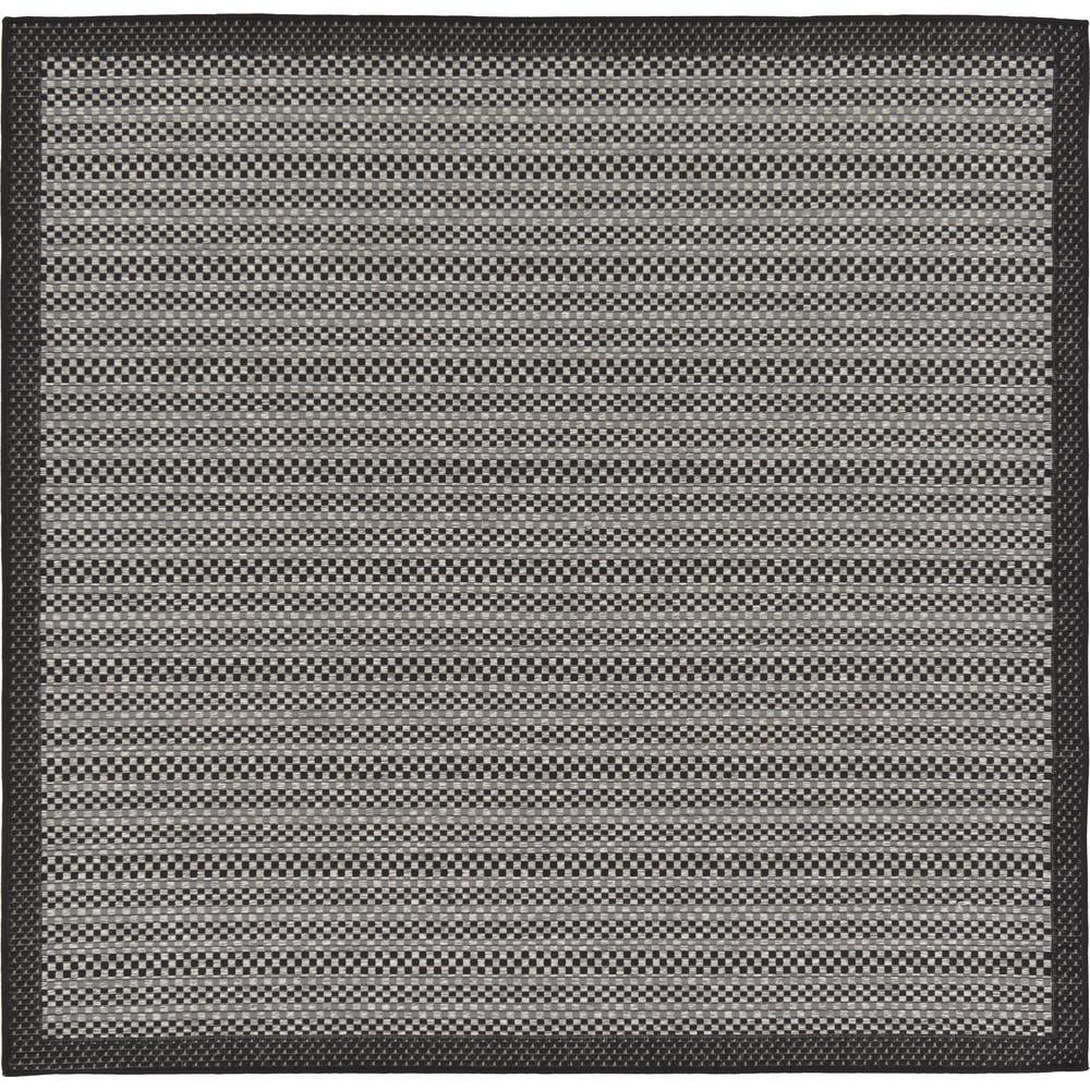 Unique Loom Checkered Outdoor Modern Geometric Area Rug or Runner | Walmart (US)