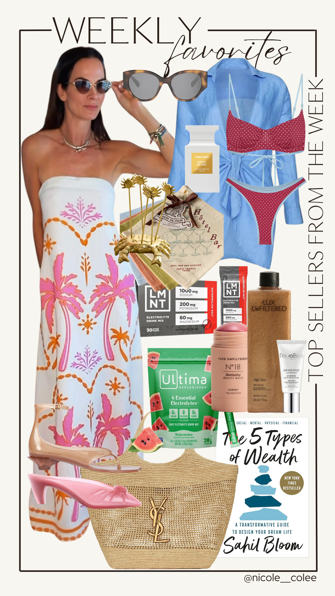 ✨ July Favorites are officially here! ✨

This week's edit is full of the little things making summer feel extra special—from the dress I've been living in and the dreamiest beach accessories to my favorite wellness staples, a new mindset book I can't put down, and the fragrance that's been transporting me straight back to sunny days in the ocean.

You'll also find my current beauty must-haves, electrolyte obsession, entertaining favorites, and a few pieces that have completely elevated my summer wardrobe.

Think of this as a peek inside my shopping cart... and everything that's been bringing me joy lately. ☀️🤍

Tap through to shop every favorite, or head to my LTK where I've linked everything in one place!

Happy shopping! ✨

#LTKStyle #LTKFinds #SummerFavorites #NicoleColeeStyle #LTKLifestyle 

 #LTKdayinmylife #LTKgrwm #LTKootd