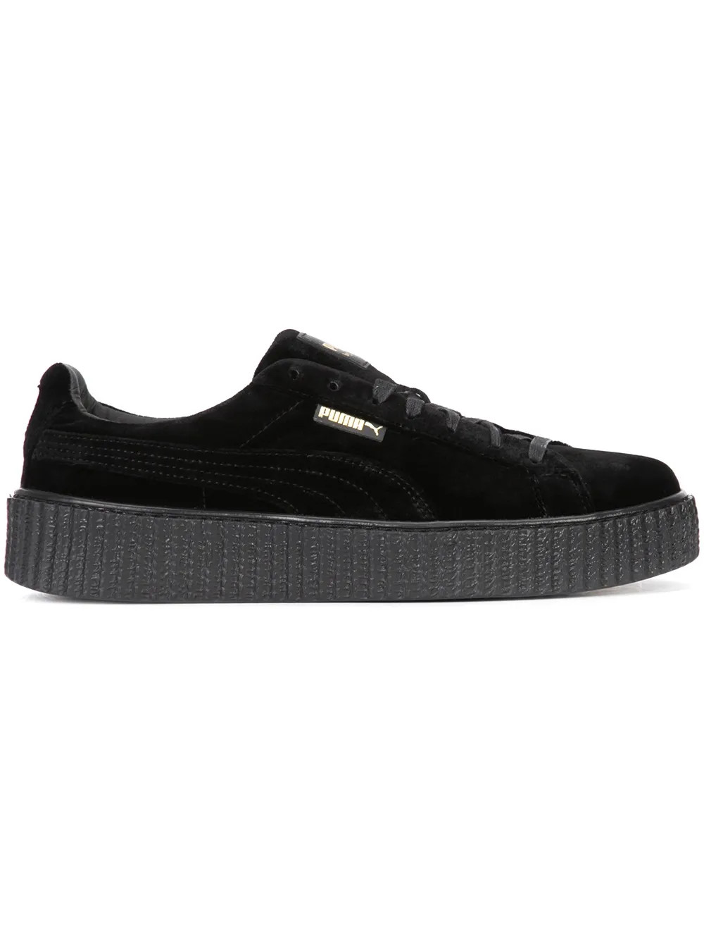 Fenty X Puma Fenty X PUMA velvet Creepers - Black | FarFetch US