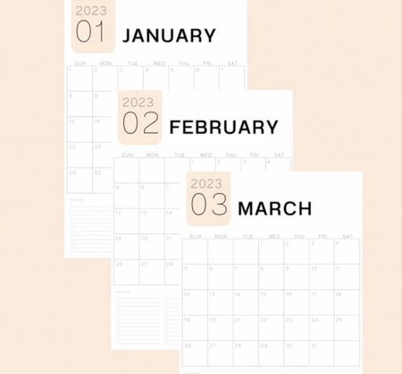 2023 printable calendar 

#organization #calendar 

#LTKhome
