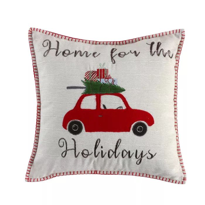 Road Trip Cars Decorative Pillow Red - Levtex Home | Target