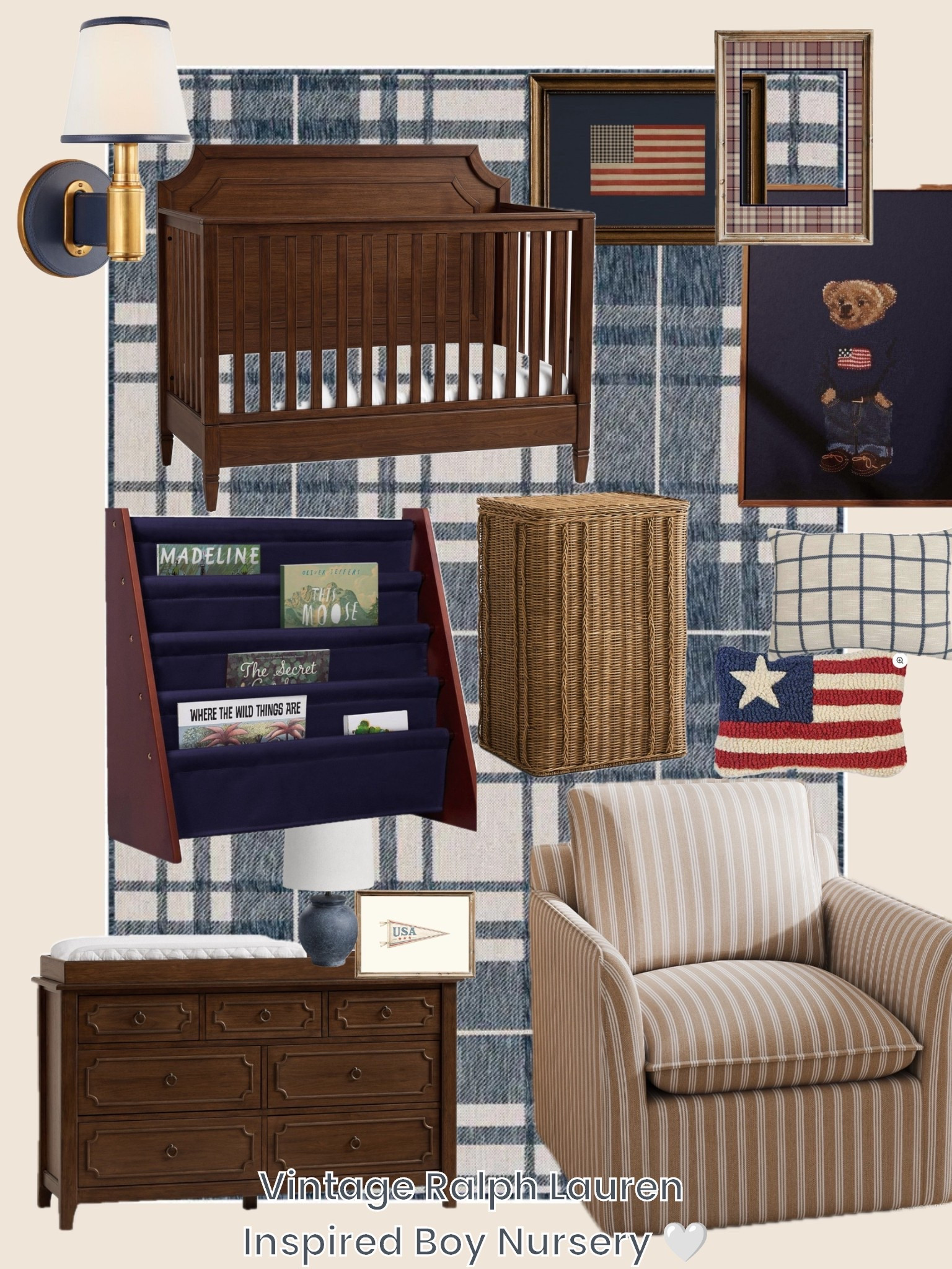 Ralph Lauren inspired boy nursery 🤍 
I love the vintage feel of this vibe!! 
#nursery #boynursery #babyboy #ralphlauren

#LTKBaby