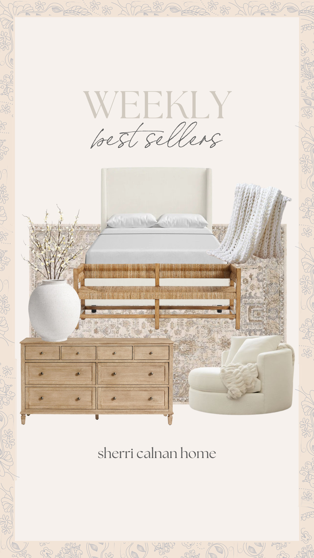 Weekly Best Sellers

Bedroom inspo / neutral bedroom / coastal modern bedroom / spring bedroom / pottery barn / wicker / sherricalnan 

 

#LTKSeasonal #LTKHome #LTKStyleTip