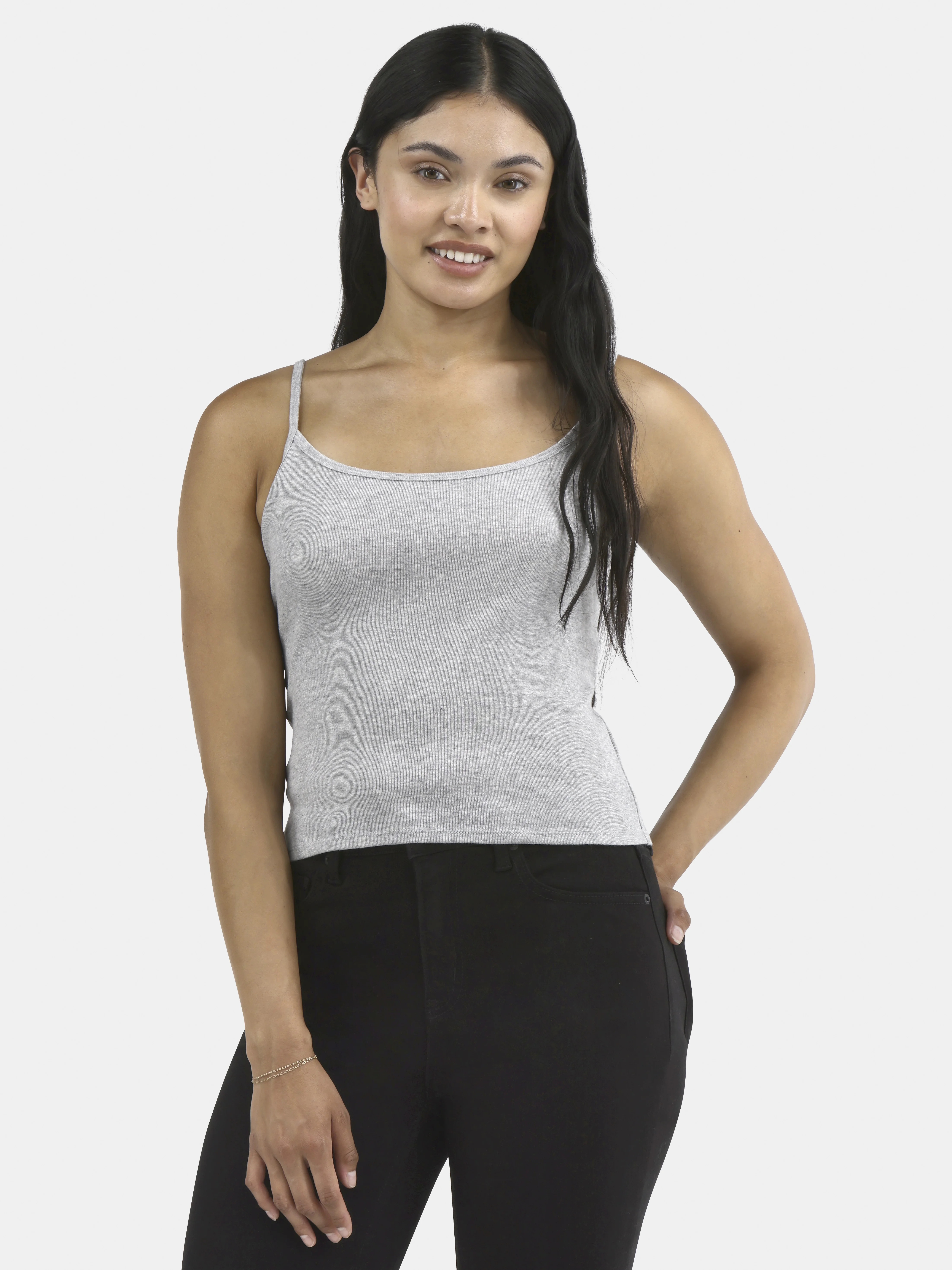 No Boundaries Scoop Cami, Women's | Walmart (US)
