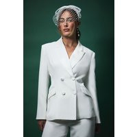Lisa Tan Bridal Double Breasted Blazer | Debenhams UK