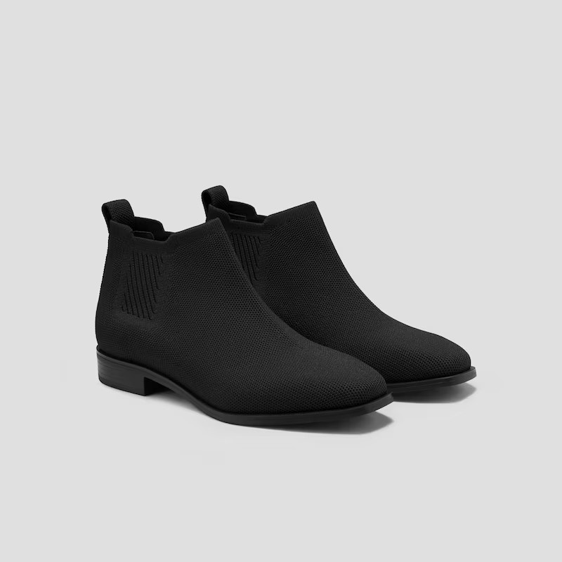 Square-Toe Water-Repellent Ankle Boots (Ryan Pro) | VIVAIA