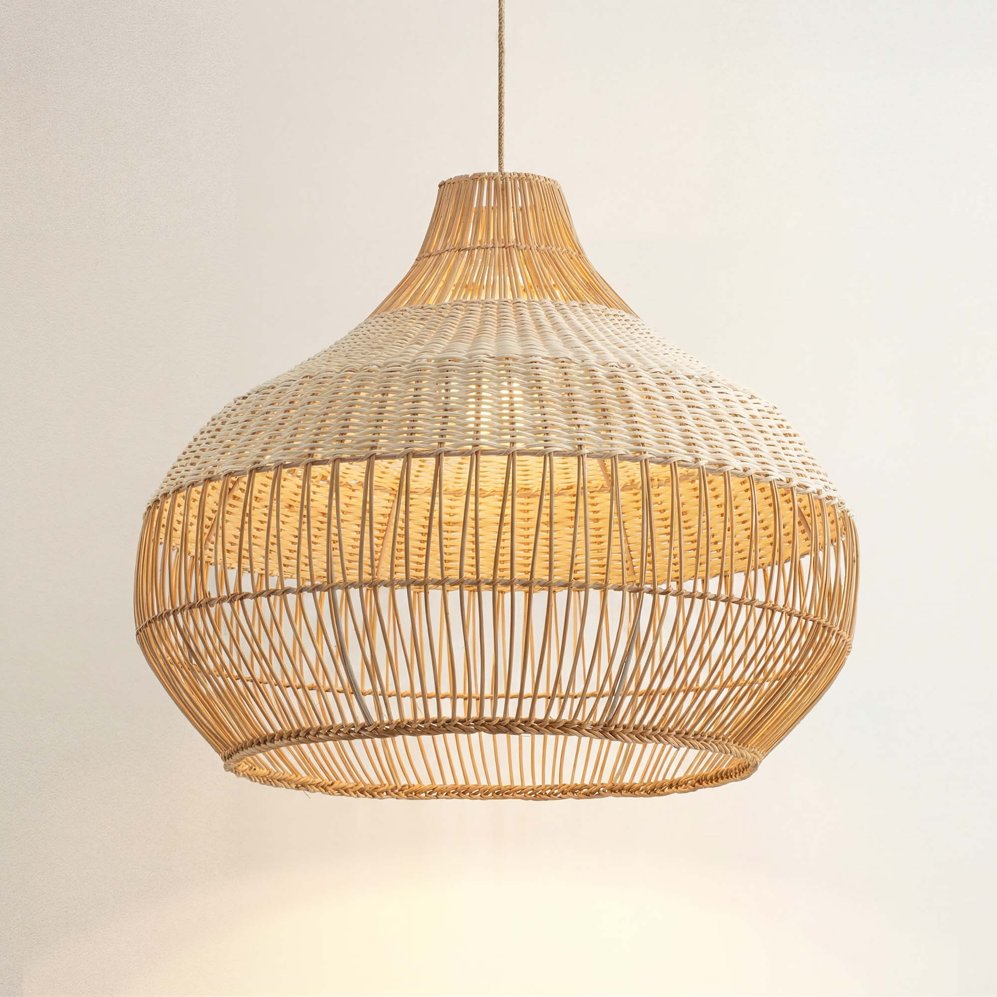 Beatrice Rattan Pendant Light | Rowabi