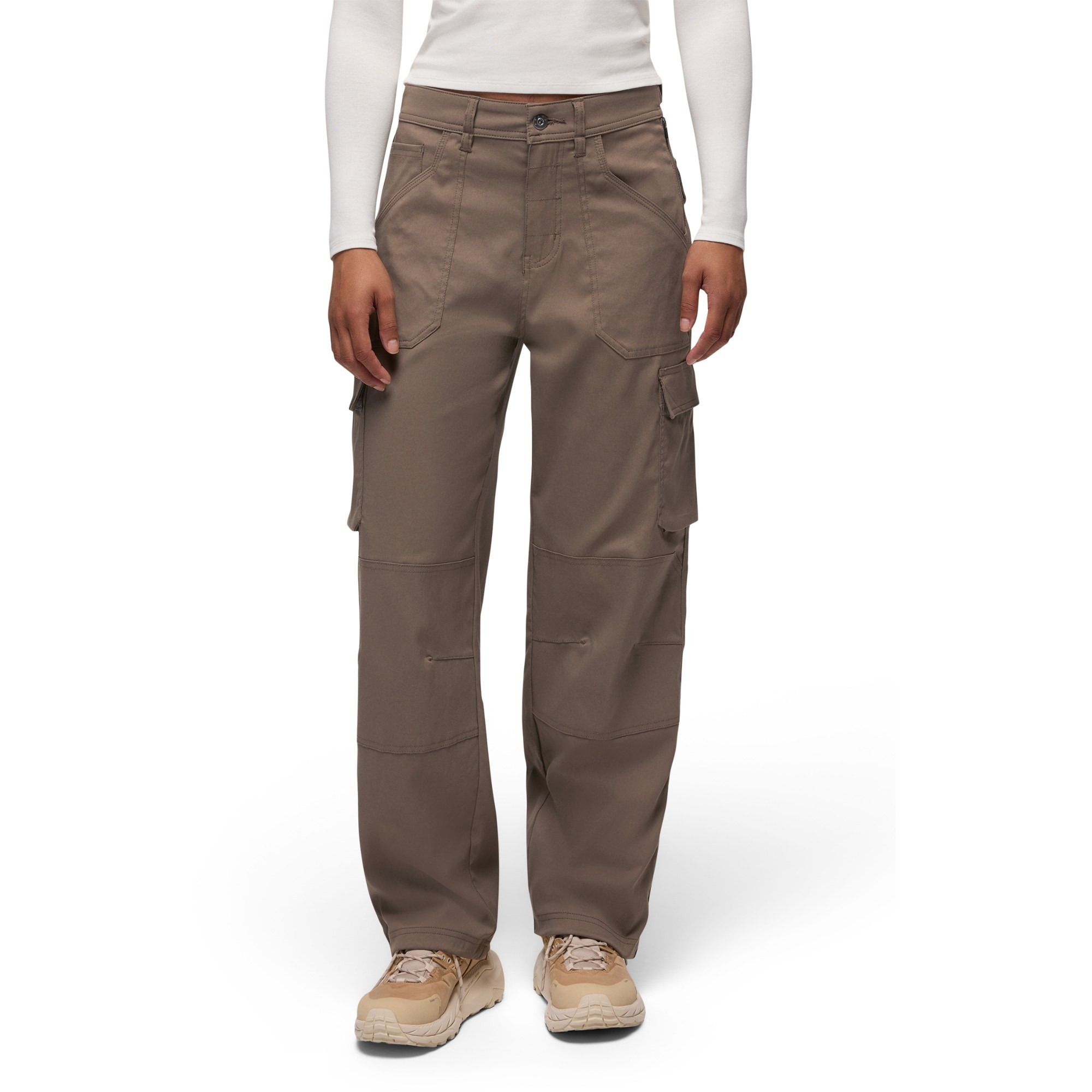 prAna Women's Stretch Zion Cargo Pants Brown 2 Tall | REI