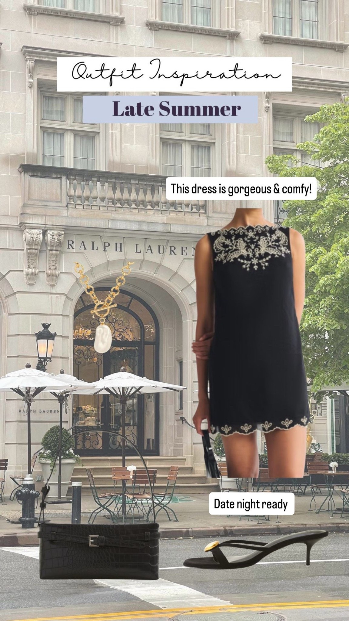 Abercrombie on sale outfit. Love the black embroidered dress for date night

#LTKSaleAlert