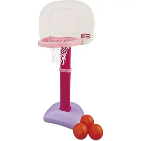 TotSports Easy Score Basketball Set for Kids 1-3 Years Pink 2.00 L x 23.75 W x 61.00 H Inches | Walmart (US)