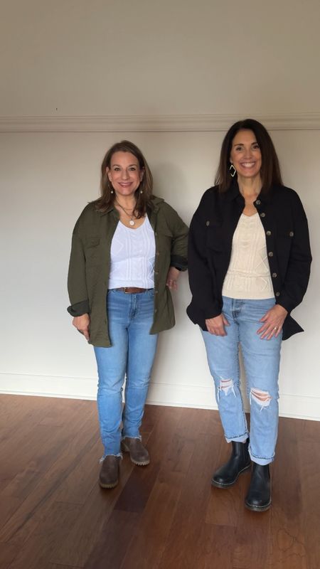 We found some fun and cozy pieces for layering from Amazon! Since we’re different sizes, we decided to order the same items so you can see how they fit different sizes. Our stats: Anne is 5’1” and 138 lbs and 36D. She’s wearing size small for all tops. AnnMarie is 5’6” and 148 lbs and 36C. She’s wearing size medium.

#LTKSeasonal #LTKover40 #LTKGiftGuide